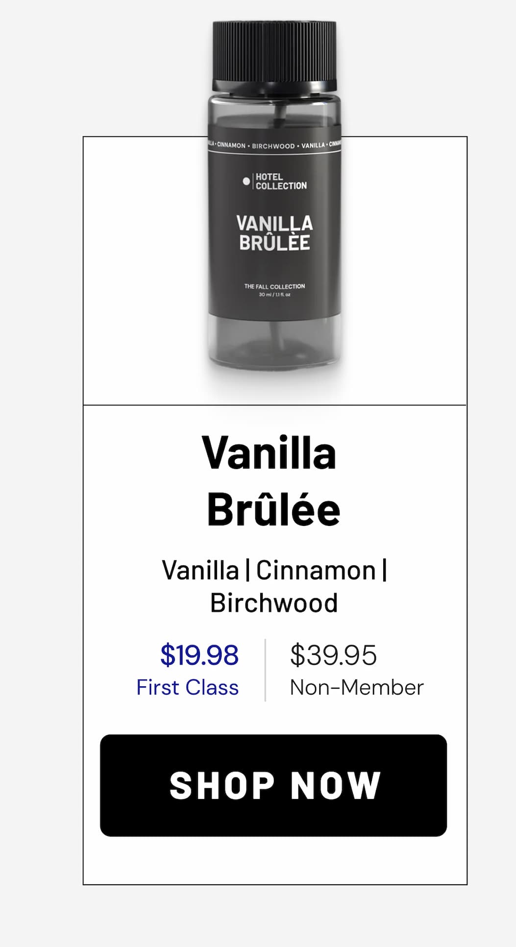 VANILLA BRULEE | SHOP NOW
