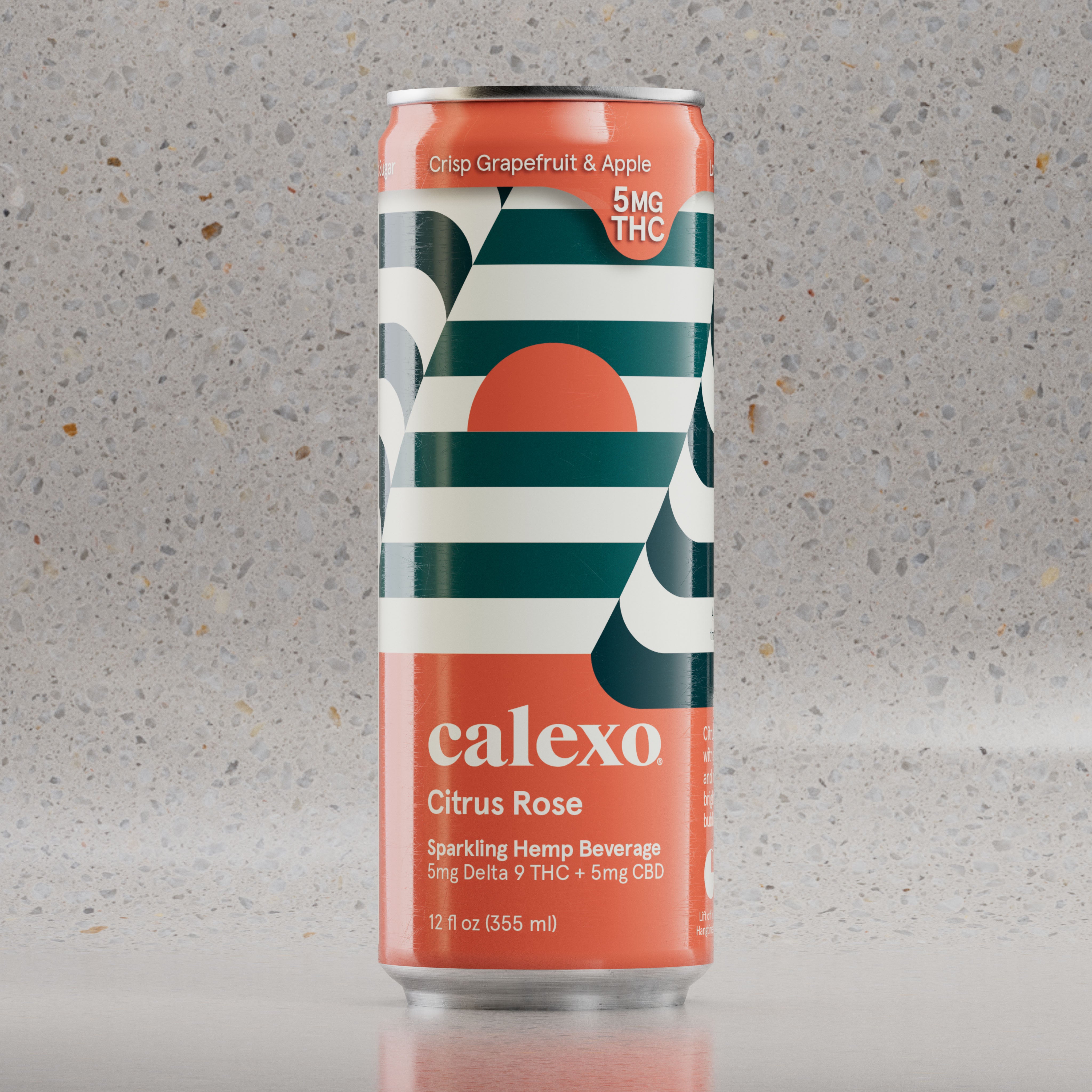 Image of Citrus Rose 12oz. Sparkling Hemp Beverage (Infused 5mg THC + 5mg CBD)