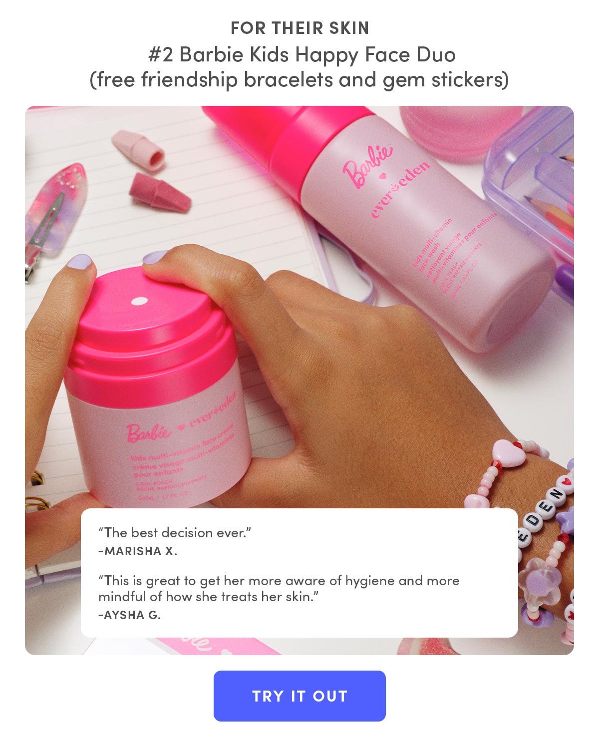 Shop Barbie™ Kids Happy Face Duo