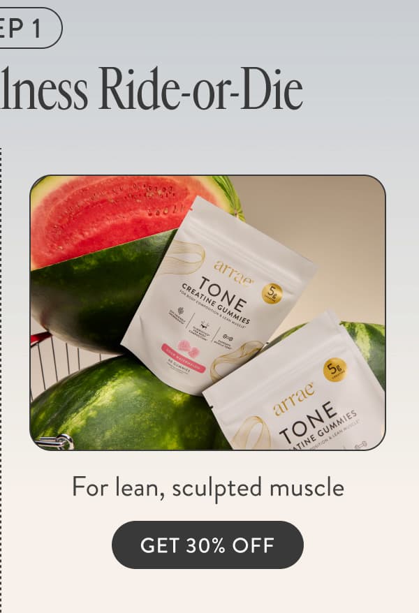 For lean, sculpted muscle GET 30% OFF