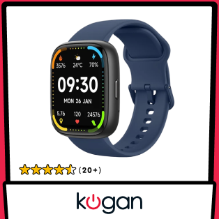 Kogan Active 4 SE Smart Watch (Admiral Blue) Product Image