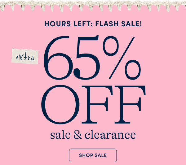 65% off sale & clearance