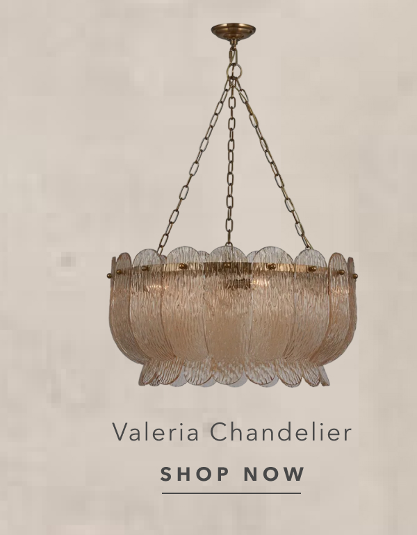 Valeria Updated Traditional Brass Amber Glass Chandelier - 28