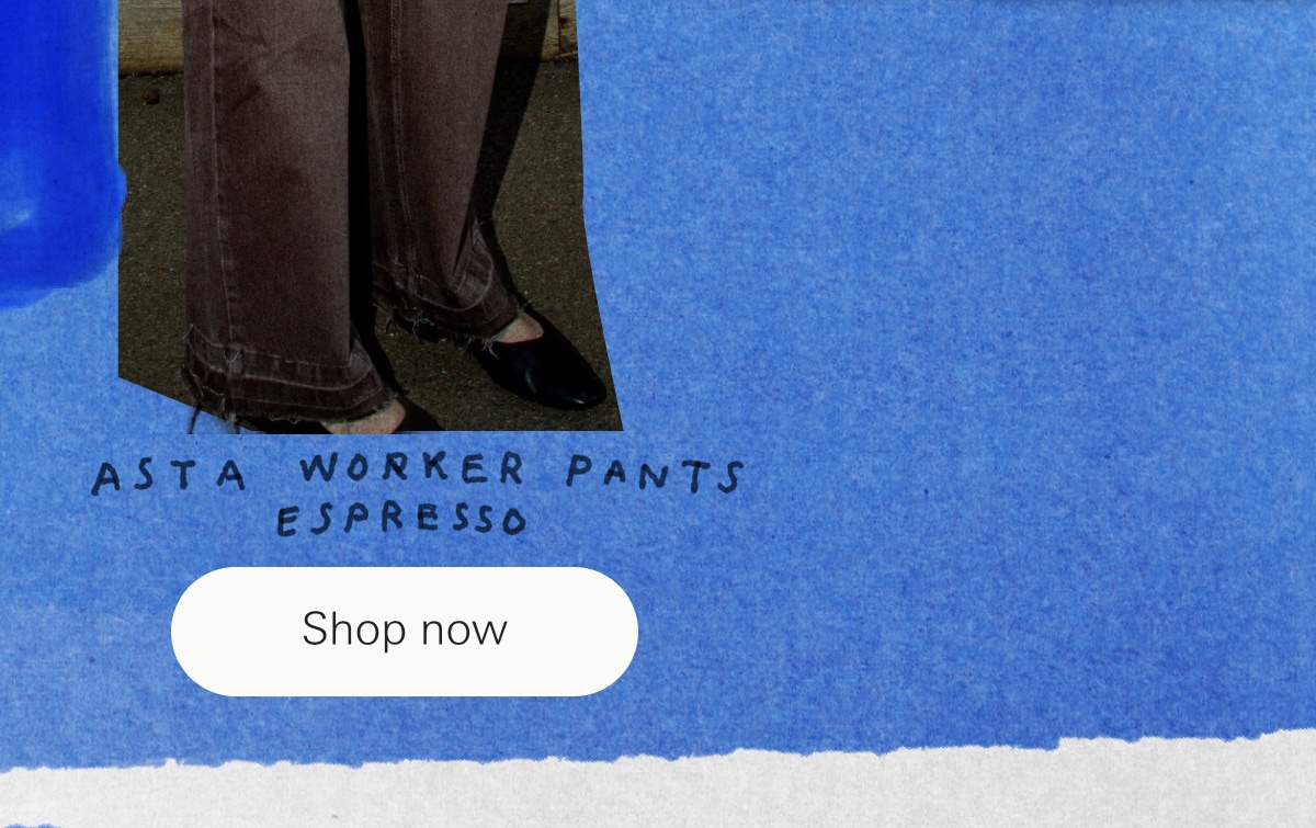 Asta Workwear Pants Espresso Brown