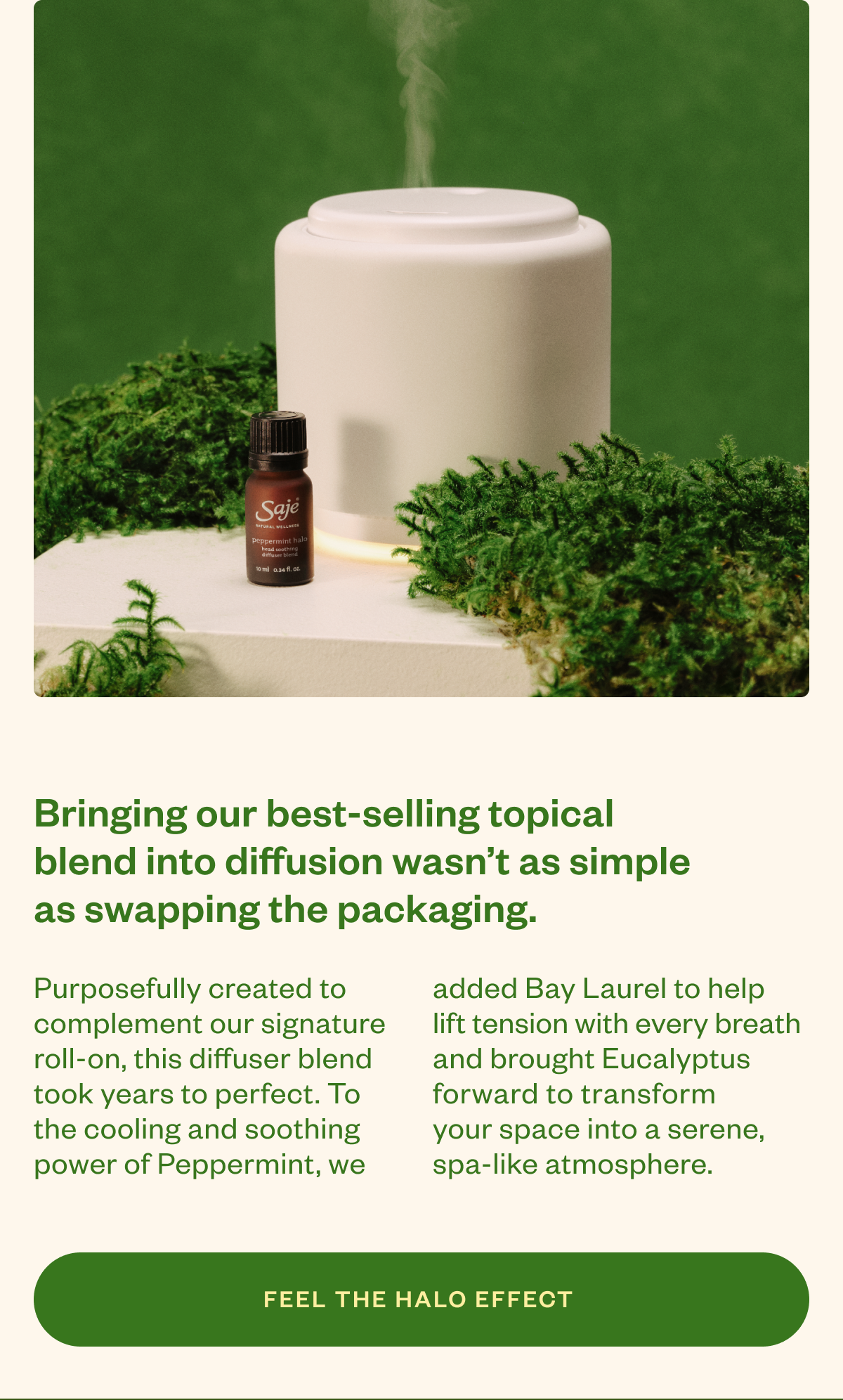 Bringing our best-selling topical blend into diffusion wasn't as simple as swapping the packaging.