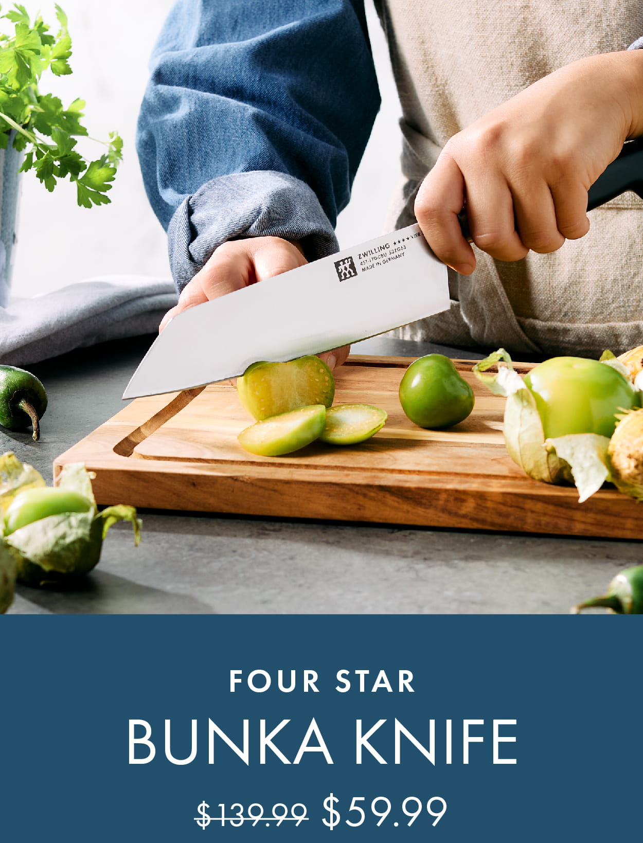 Save 60% on the Four Star Bunka Knife