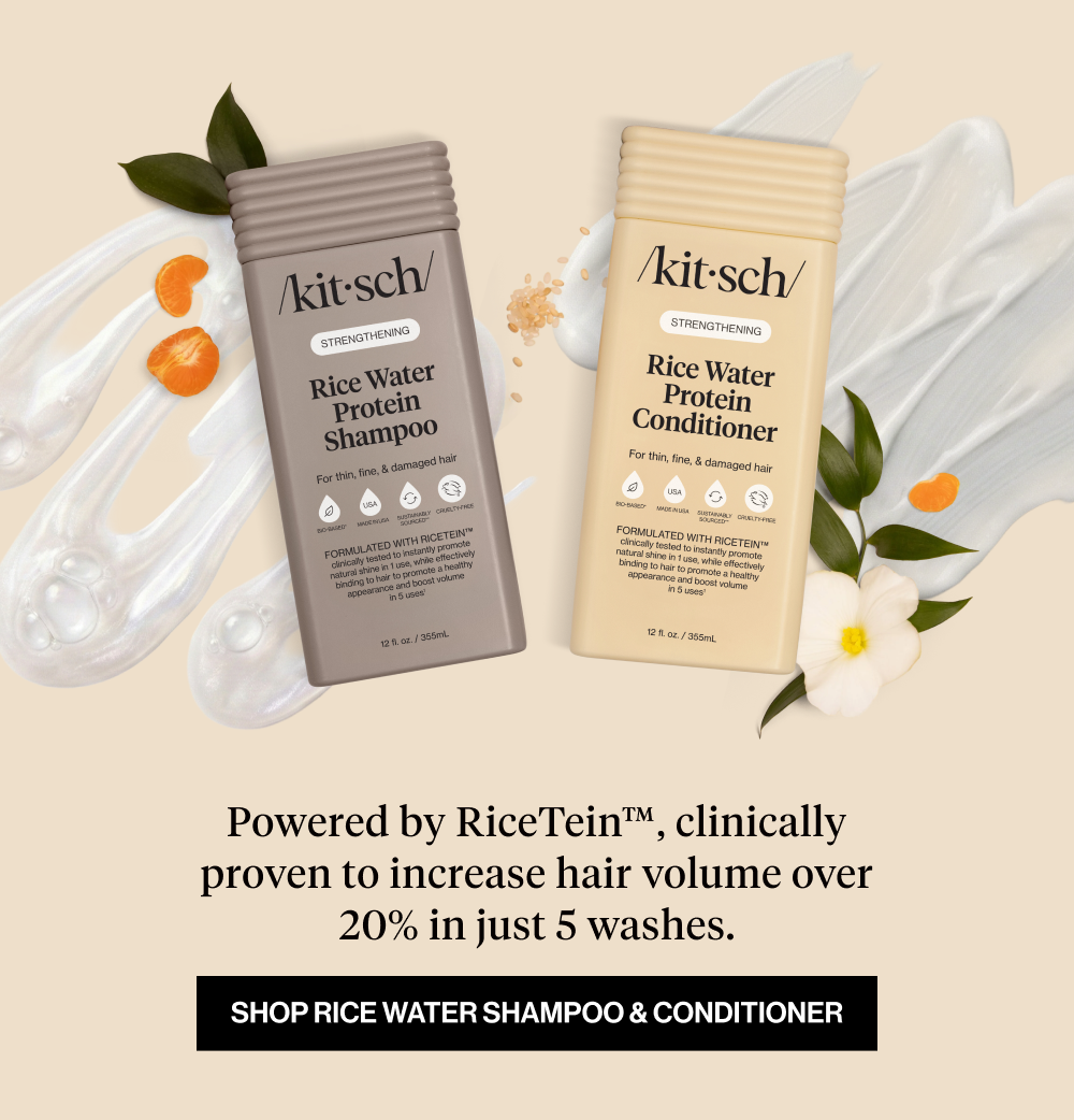 Powered by RiceTein™, clinically proven to increase hair volume over 20% in just 5 washes.