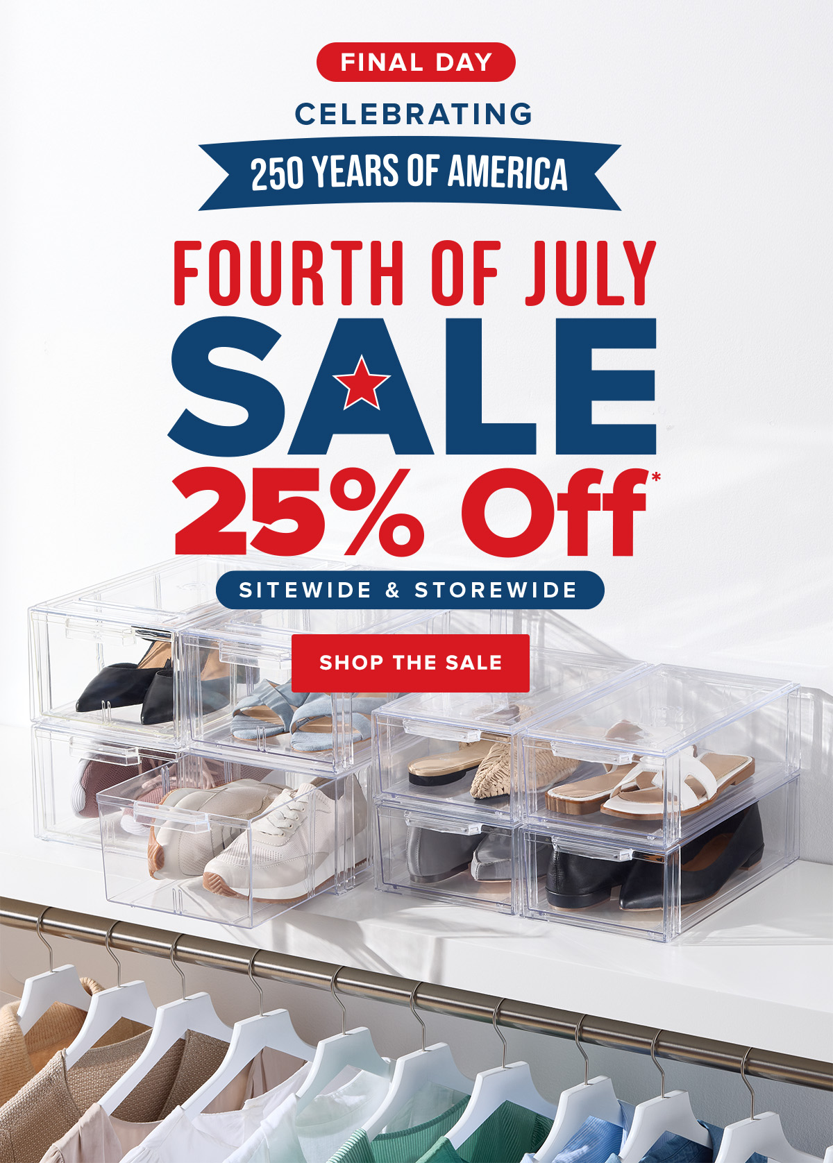 Fourth Of July Sale - 25% Off Sitewide & Storewide