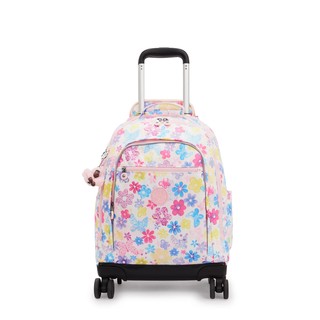 New Zea Printed 15" Laptop Rolling Backpack-Flower Stamp
