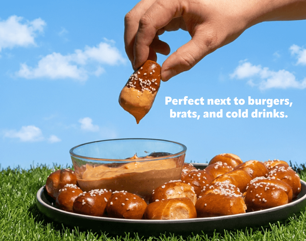 Perfect next to burgers, brats, and cold drinks