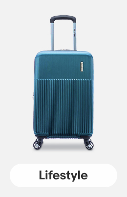 A Samsonite Azure Deep Teal luggage on a light gray tile.