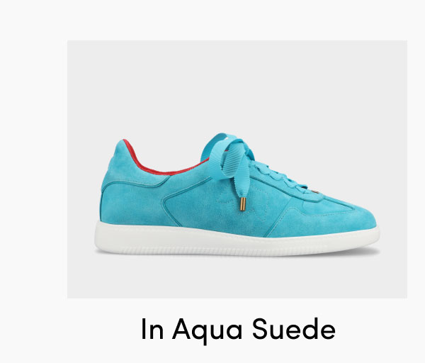 In Aqua Suede
