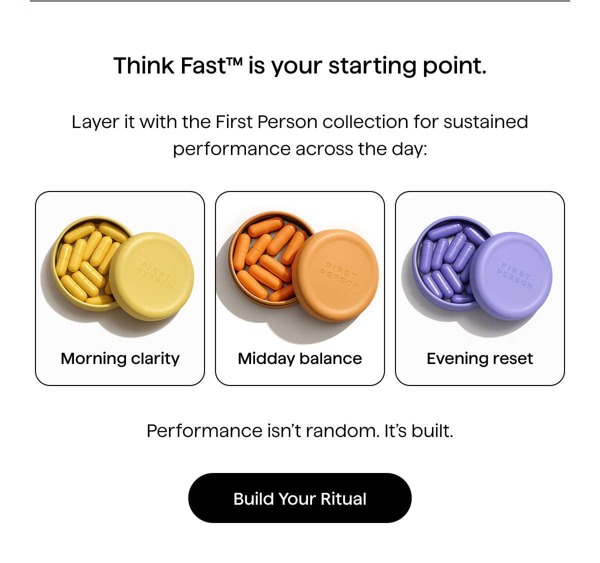 Think fast is a starting point