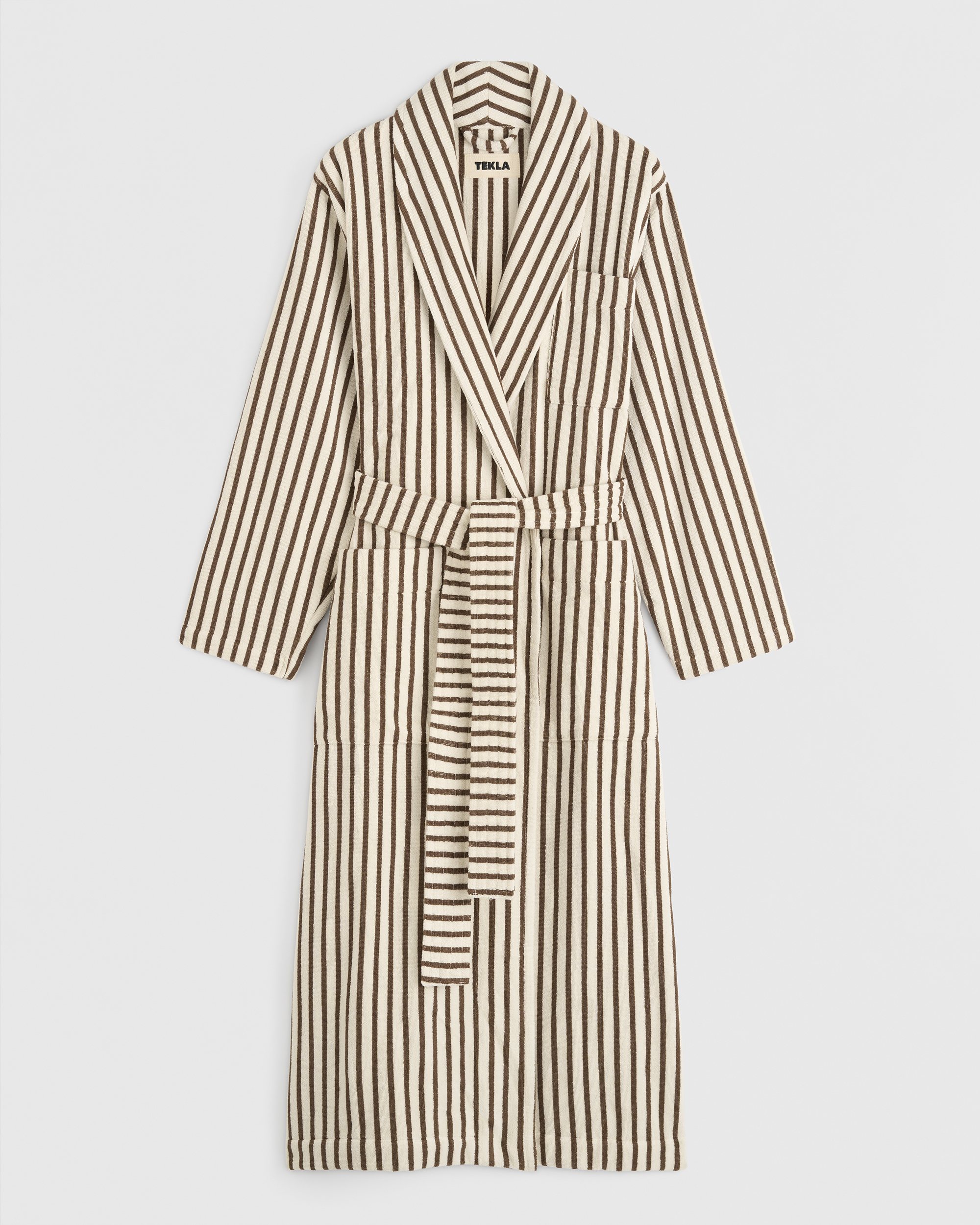 Kodiak Stripes Terry classic bathrobe