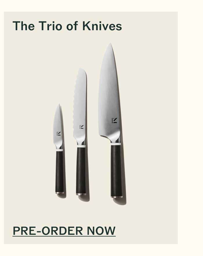 The Trio of Knives  PRE-ORDER NOW