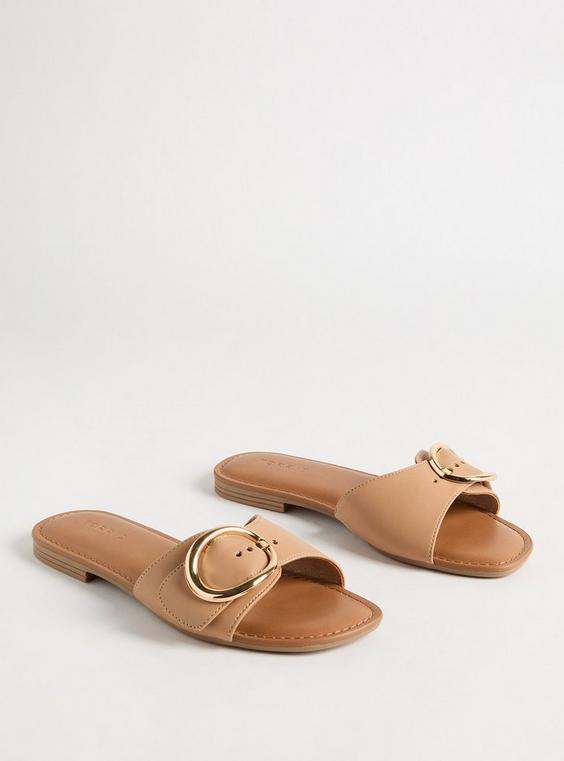 Buckle Slide Sandal (WW)