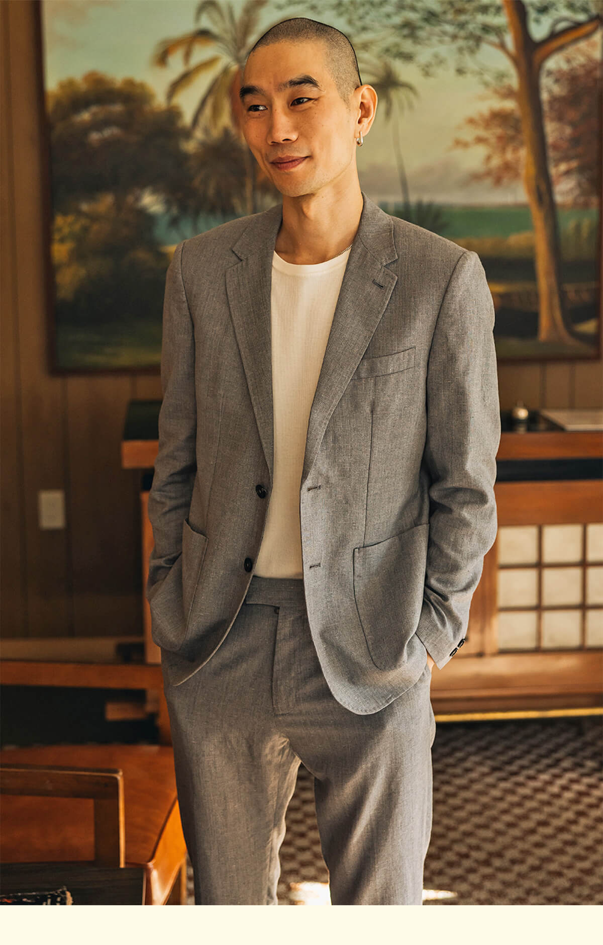 Model wears Suiting