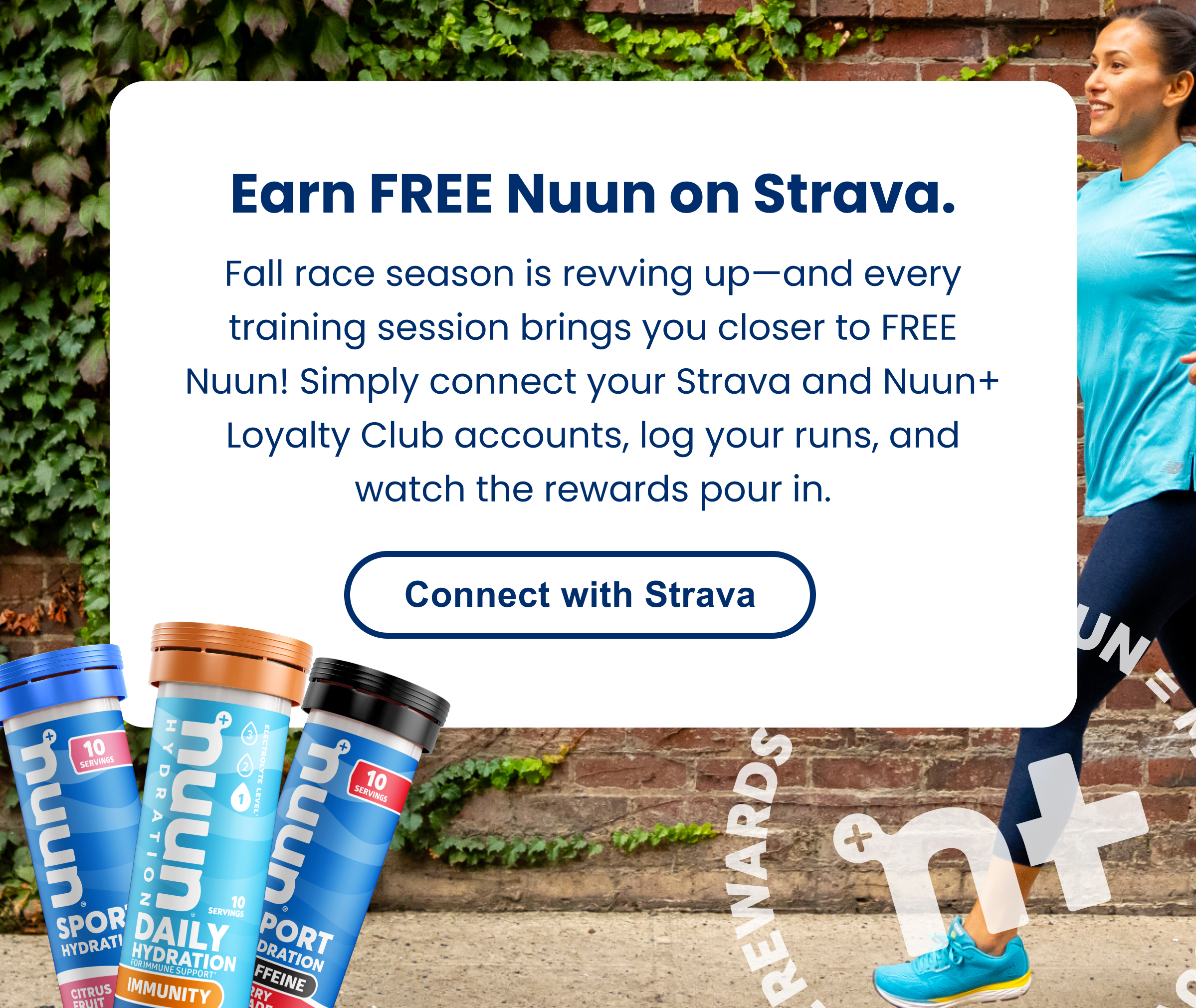 Earn FREE Nuun on Strava.