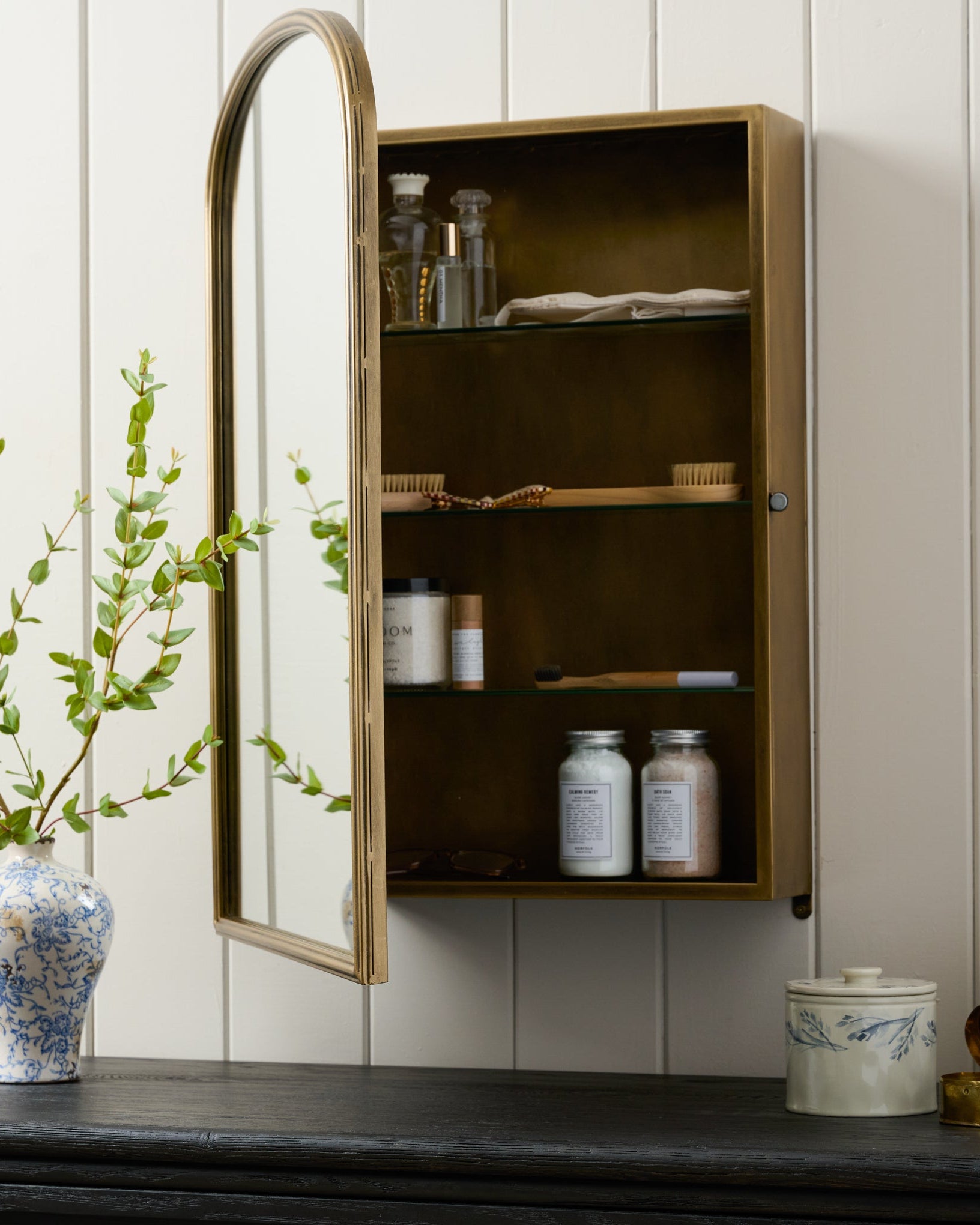 Shelves + Mirrors