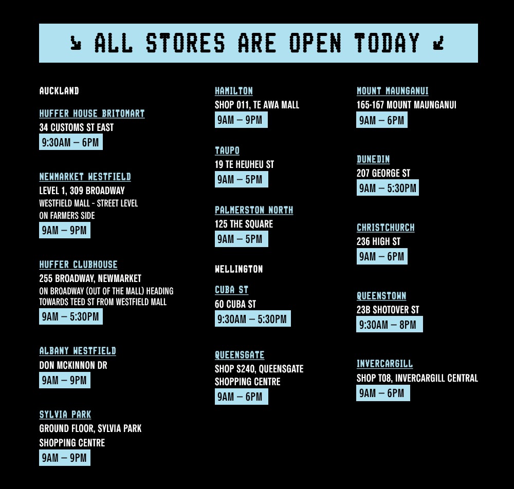 FIND A HUFFER STORE NEAR YOU