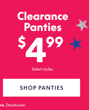 Clearance Panties $4.99