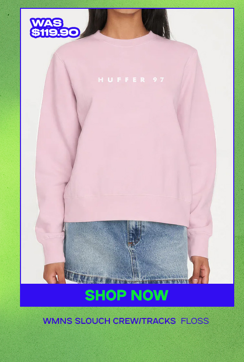 WMNS SLOUCH CREW/TRACKS FLOSS