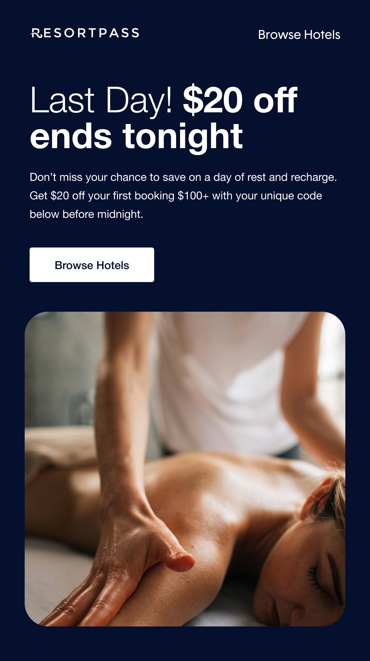 $20 off your next booking