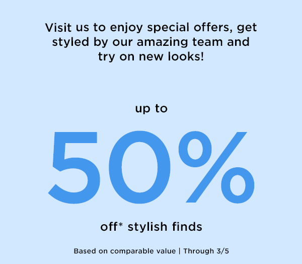 Up to 50% off