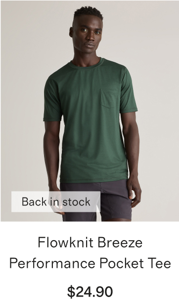 Flowknit Breeze Performance Pocket Tee