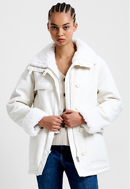Solise Cotton Faux Fur Coat