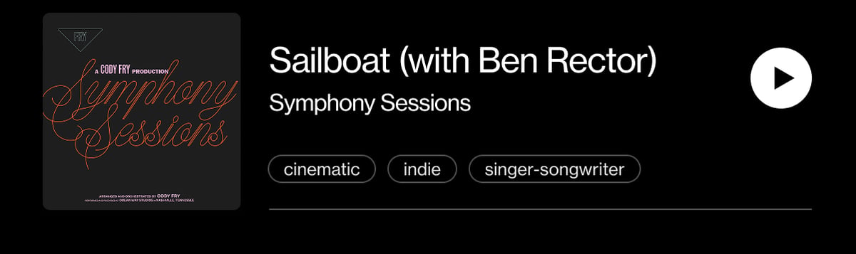 "Sailboat (with Ben Rector)"