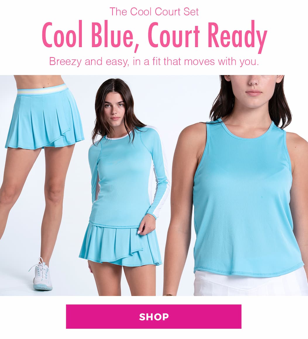 the cool court set cool blue, court ready