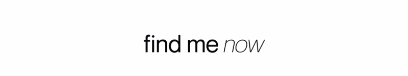 find me now | free shipping on orders over $150