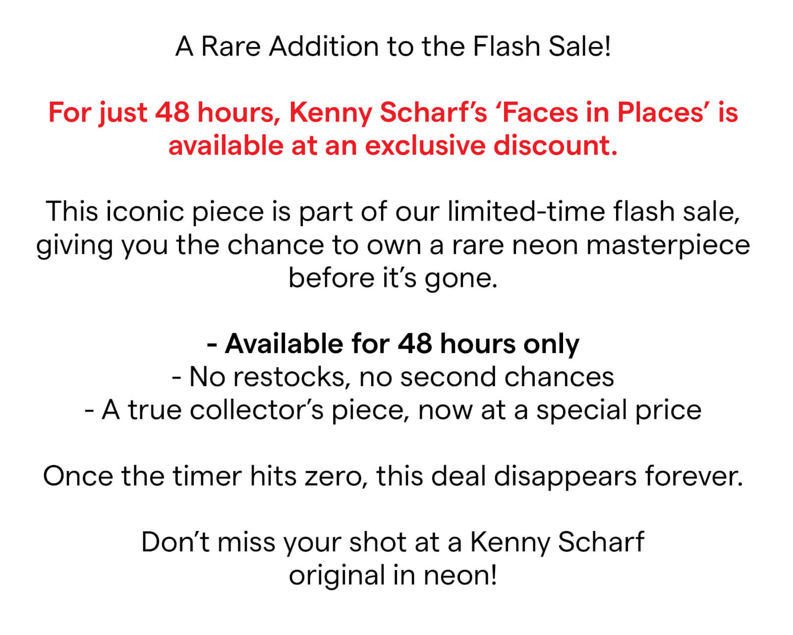 A Rare Addition to the Flash Sale! 