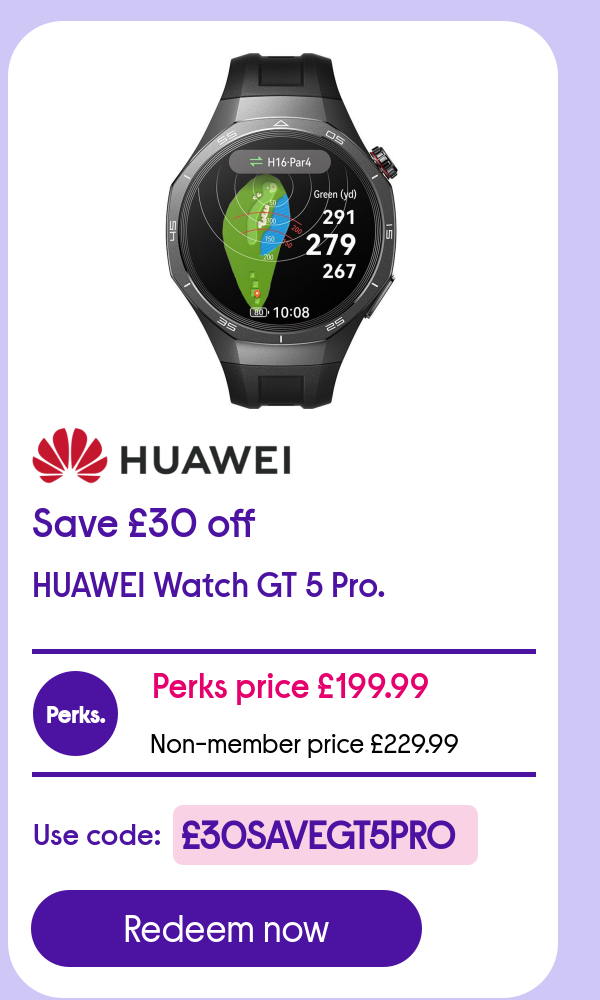 Save £30 off the HUAWEI Watch GT 5 Pro