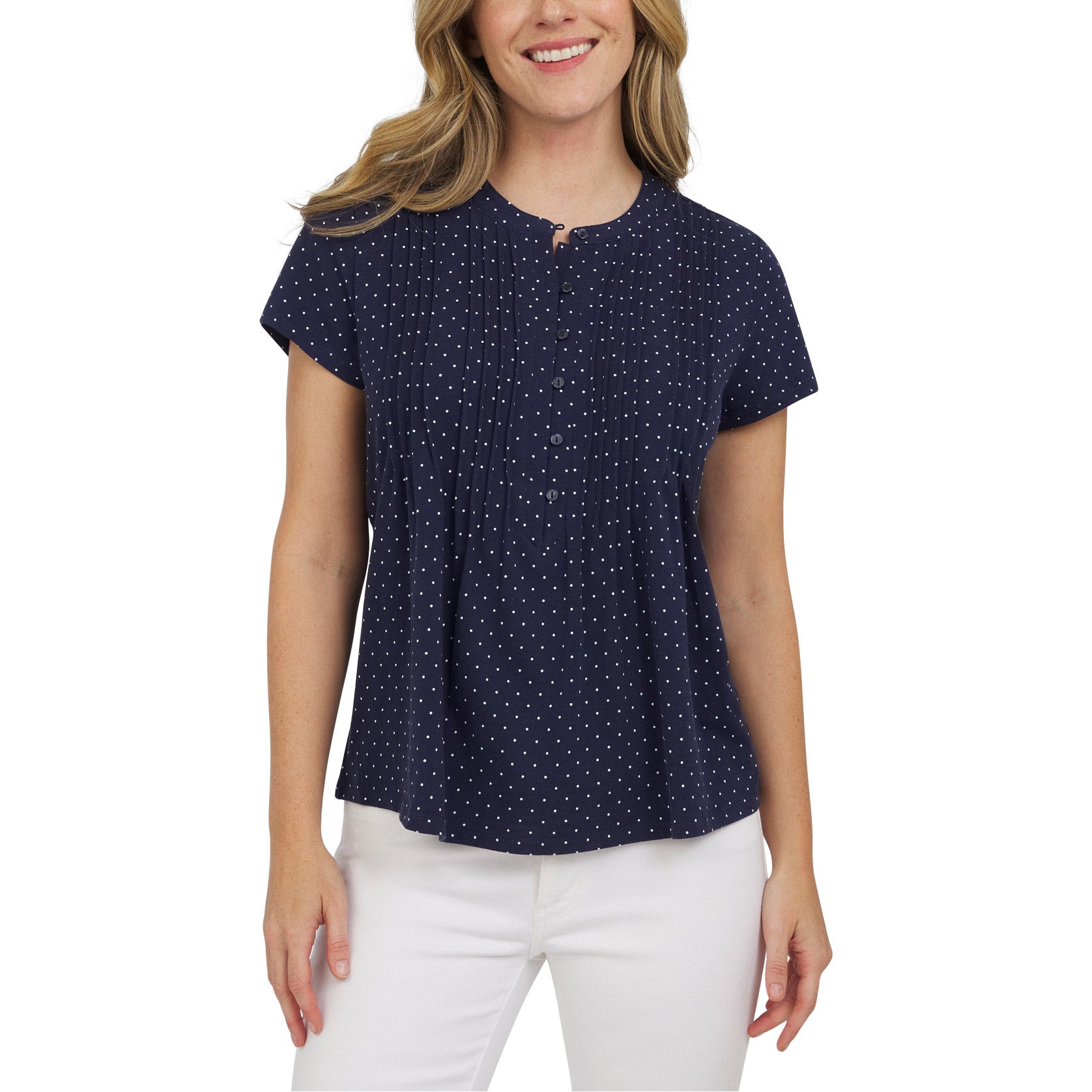 Lands' End Women's Pintuck Top