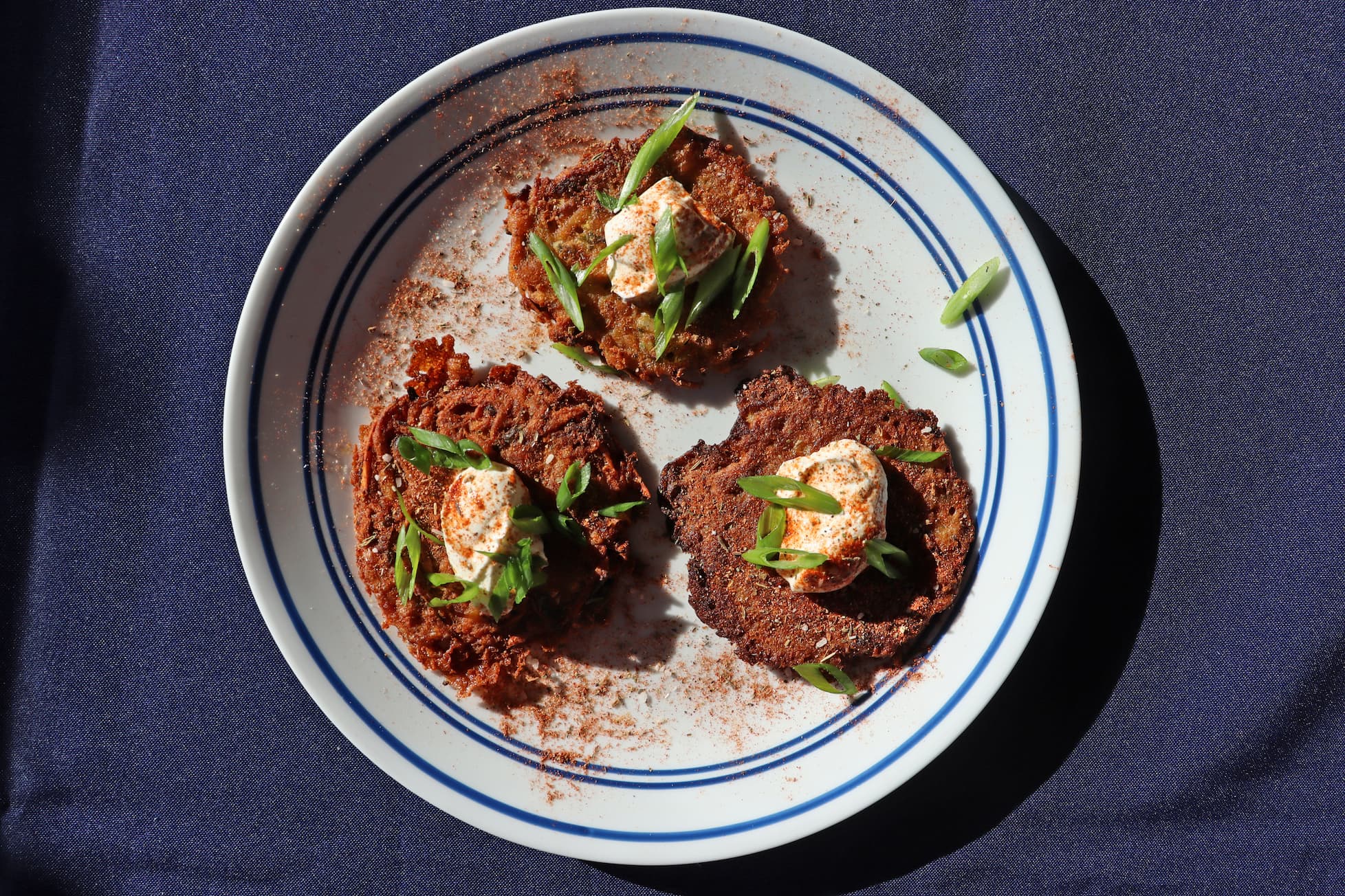 Louisiana-style Latkes