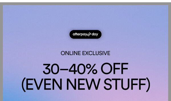 30-40% Off Click To Shop