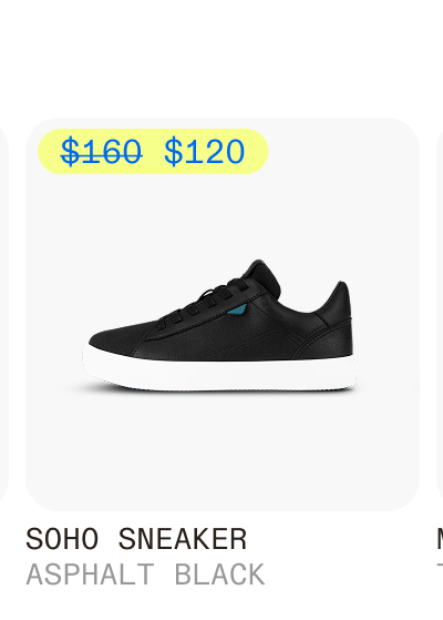 Soho Sneaker Asphalt Black