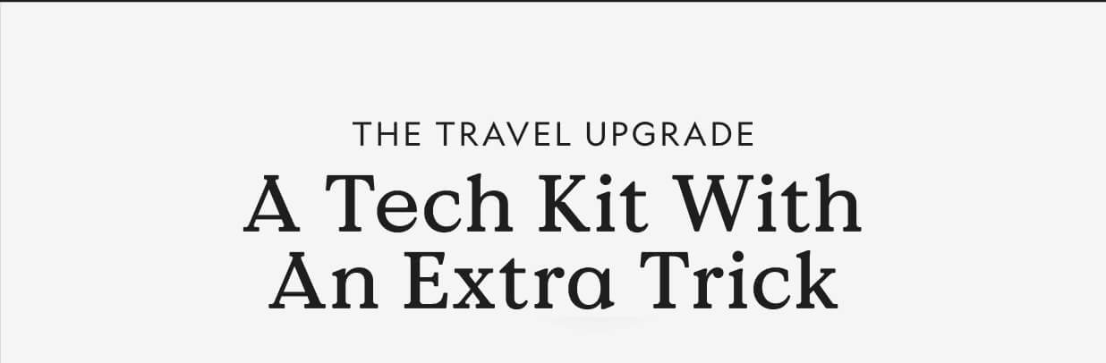 A Tech Kit With An Extra Trick