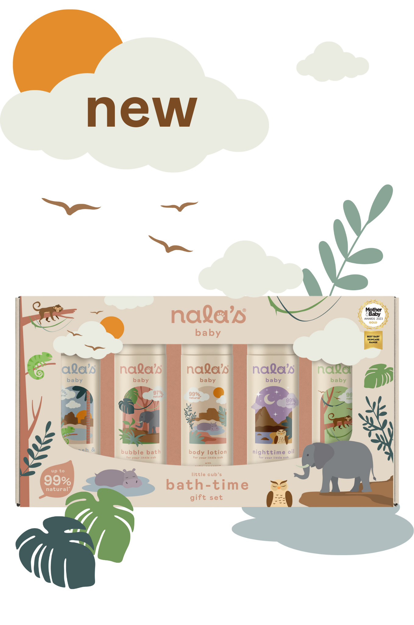 Image of Nala's Baby Bath-time Gift Set