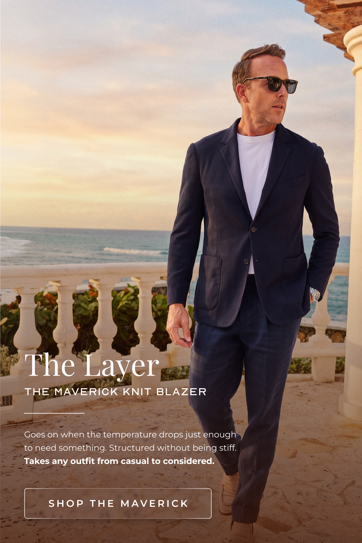The Layer Maverick Knit Blazer Shop The Maverick