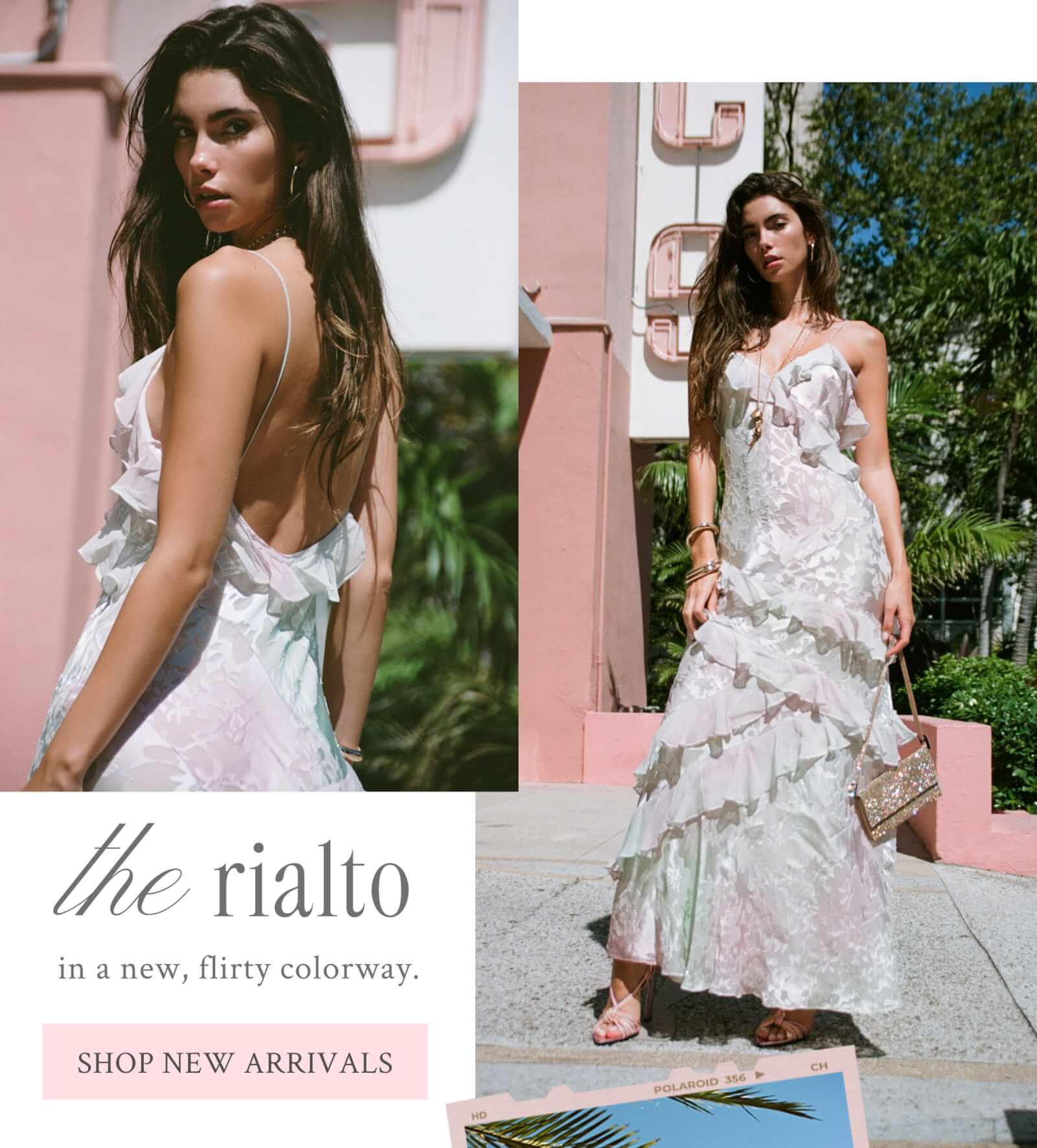 THE RIALTO in a new, flirty color way.  <SHOP NEW ARRIVALS>
