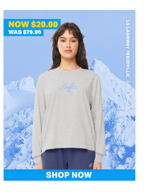 LS LANEWAY TEE/IDYLLIC GREY MARLE