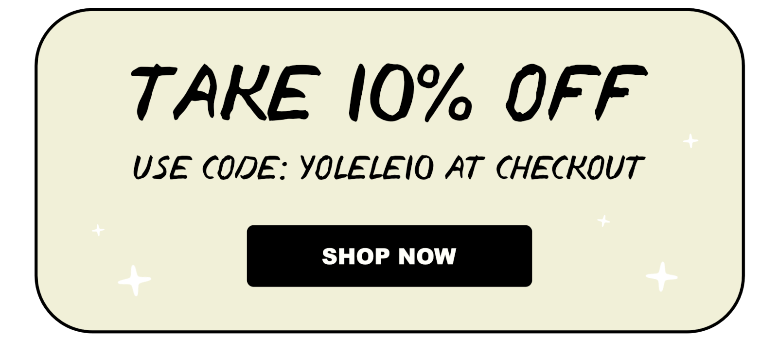 Take 10% off your next order. Use code: Yolele10 at checkout.