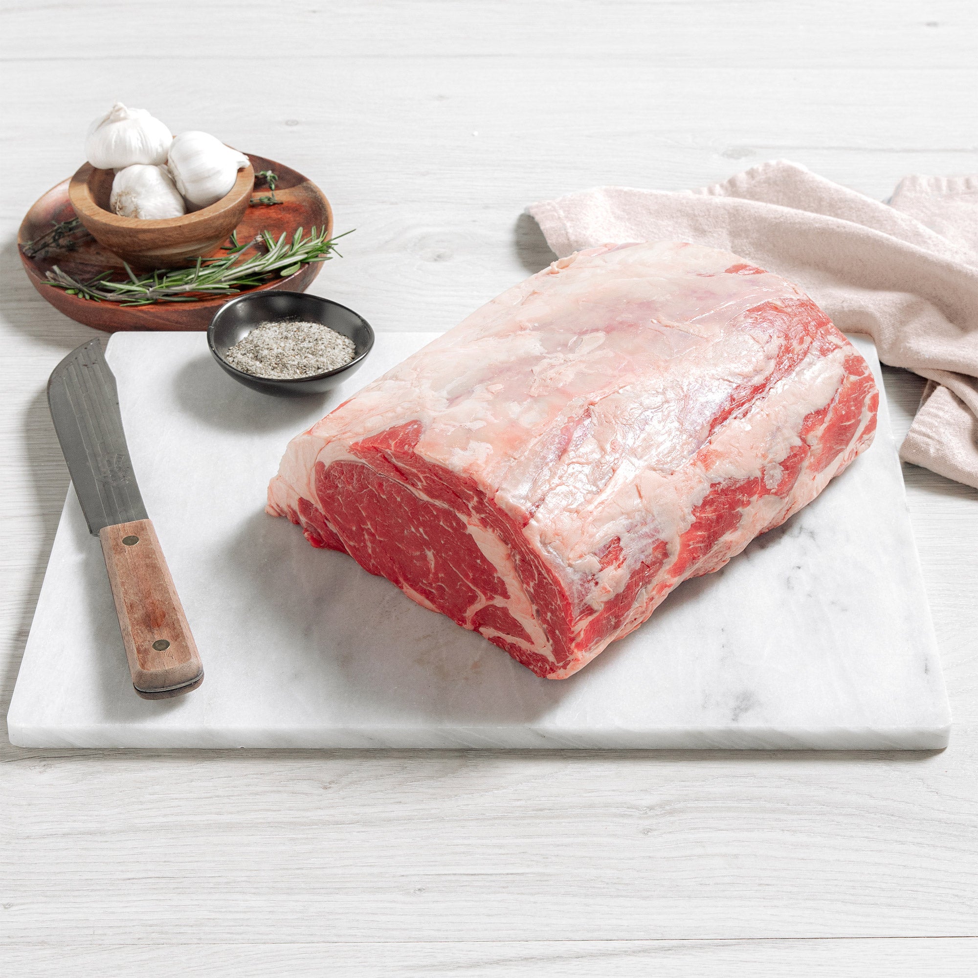 Rastelli’s Choice Boneless Black Angus Prime Rib Roast, 1 Total Pack, 7 lbs Total