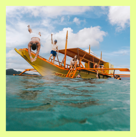 Boat trip Philippines 