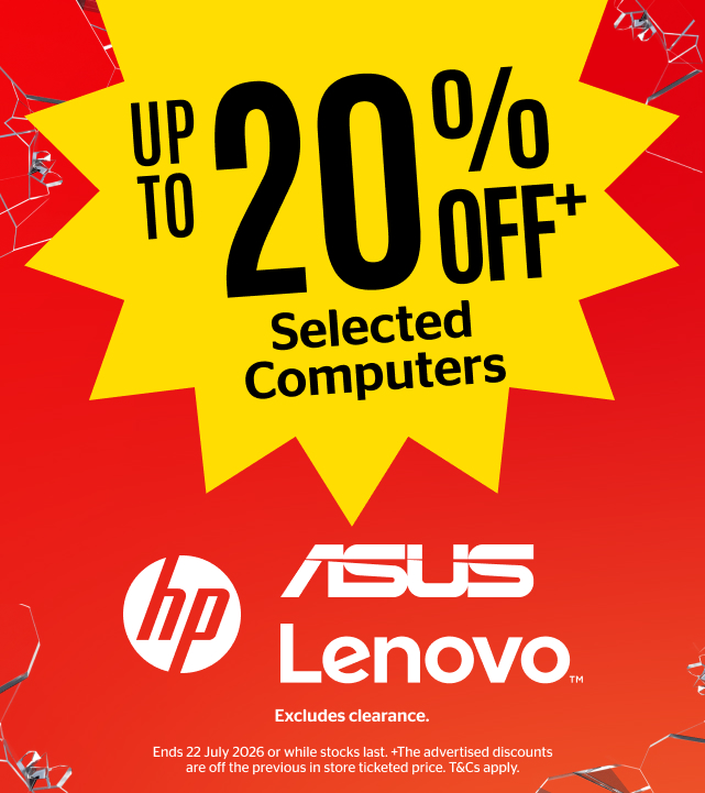 up to 20% off selected Computers