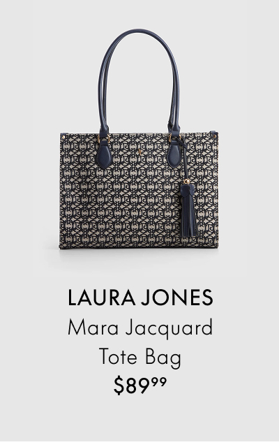 LAURA JONES Mara Jacquard Tote Bag