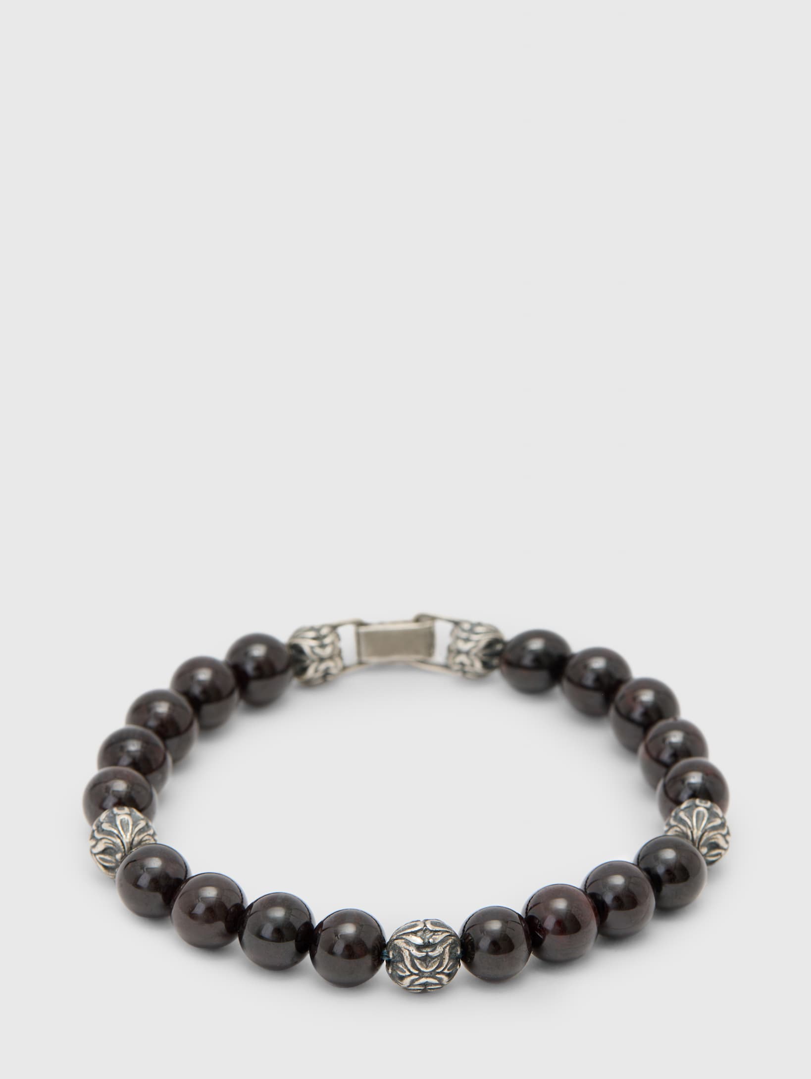 GARNET BEADED BRACELET